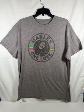 Zion Rootswear Gray Marley One Love Graphic Tee